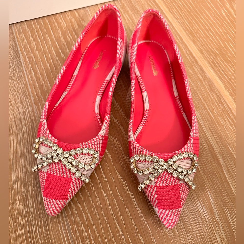 Larroude ribbon flat
